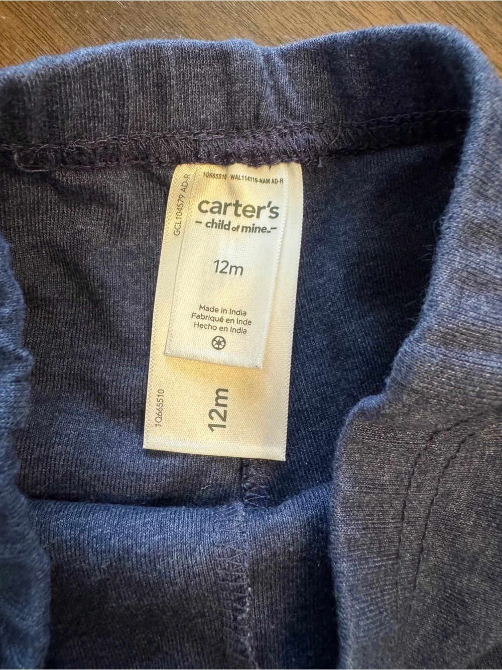 Carter's Toddler Leggings in Gray & Navy